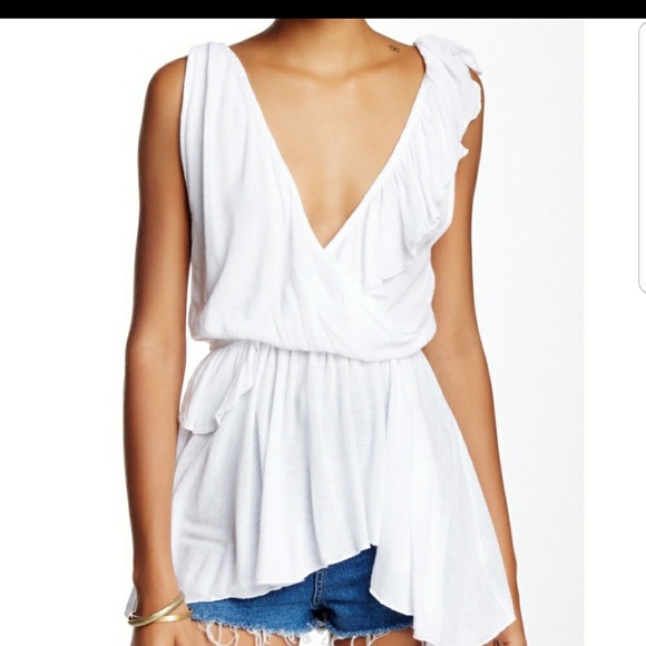 Free People Tops - Free People Float Away Tank white NWT